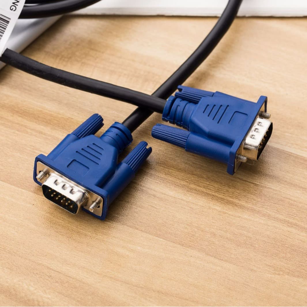Jinsanding VGA4+5 High-Definition Data Cable VGA Cable for Computer to Monitor Video Cable Square US