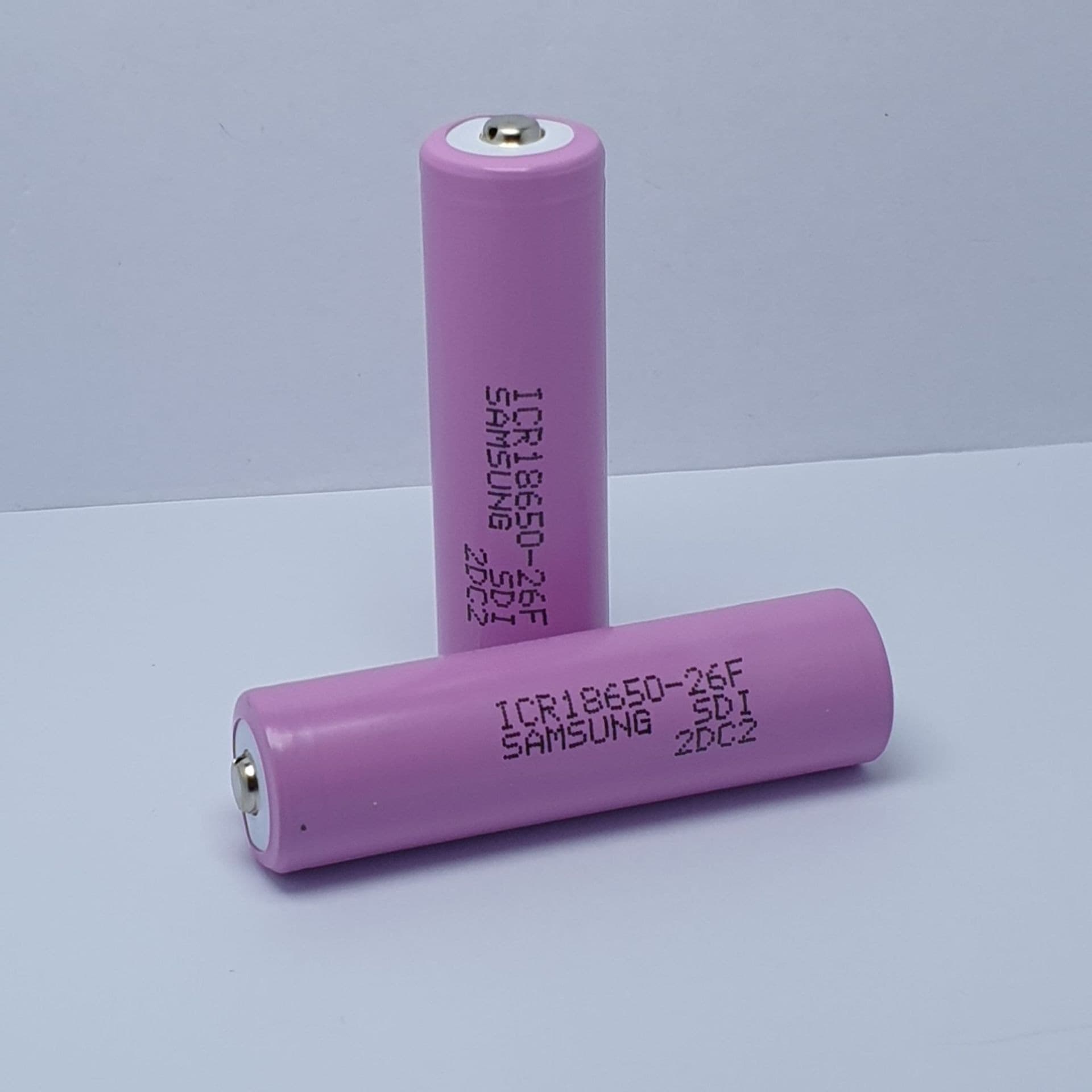Samsung 18650 Button Top 2600mAh 3.7V Rechargeable Battery 26F/FM Flashlight Power Bank Battery