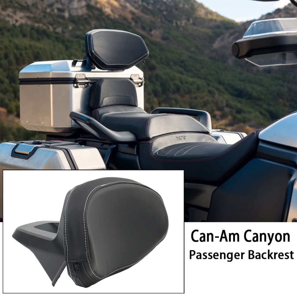 Suitable for Bombardier Canyon XT/Canyon Red Rock Edition motorcycle rear seat passenger backrest top box suitcase backrest