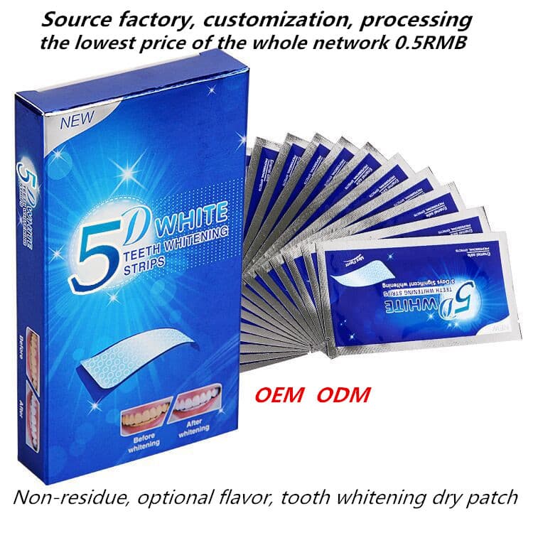 Whitening Teeth Strips WHITE Bright White Strips 3D 5D 9D Teeth Whitening Yellow Removal Strips 7 Pairs 14 Pairs Drop Shipping