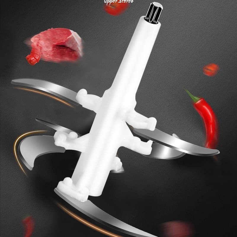 Five-liter six-page split knife meat grinder accessories small household cooking machine meat grinder five-liter six-page split knife