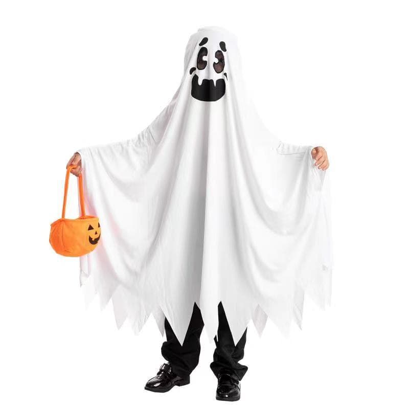 Halloween Kids Costume Witch Ghost Cape Cosplay Vampire Kindergarten Stage Performance Outfit