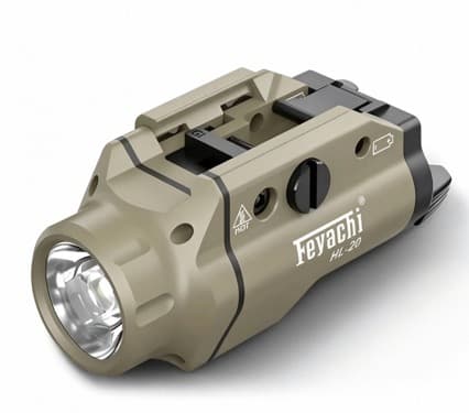 Export Best-Selling 1200LM Strong Light Strobe 20mm Under-Hanging Flashlight LED Metal 92G Tactical Long-Range Lighting