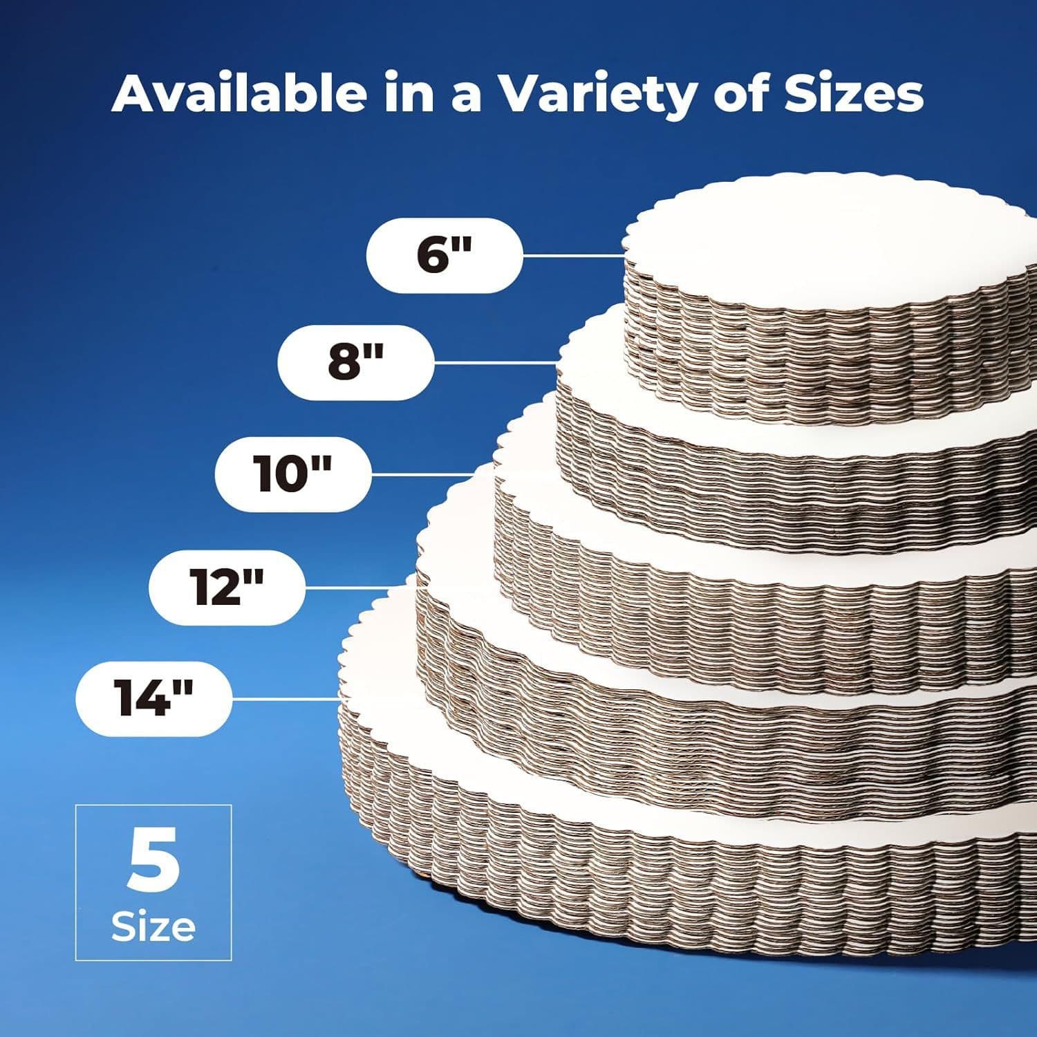 Cross-border hot selling thickened golden thickened cake base corrugated round cardboard pad lace mousse baking tray