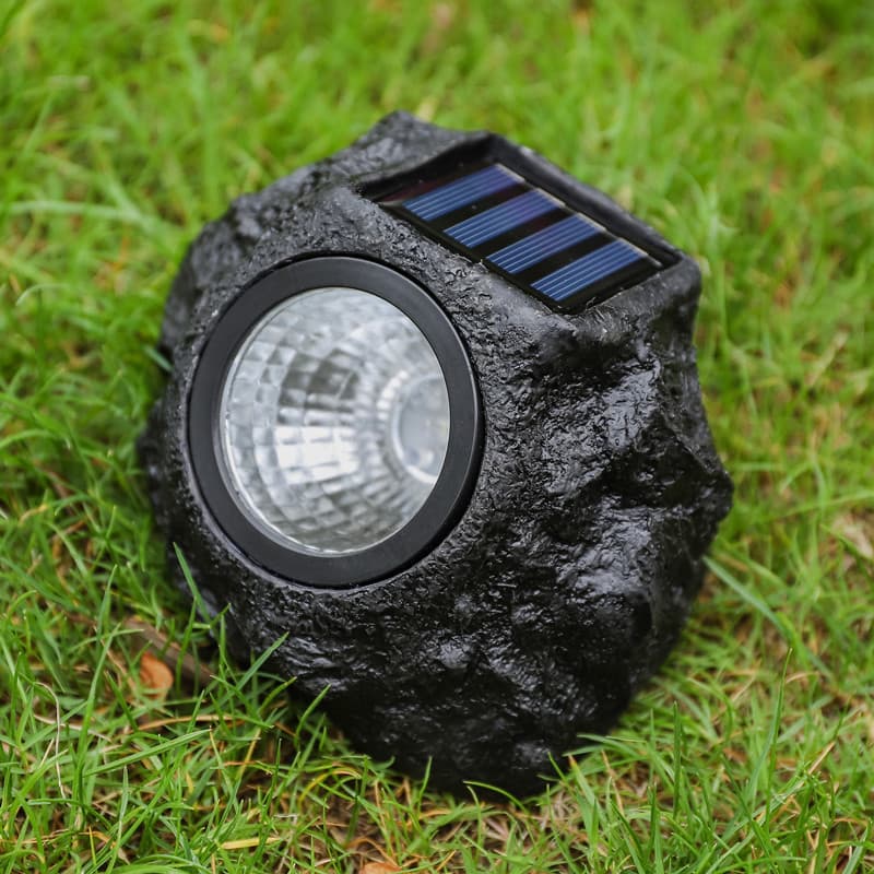 Solar Simulation Stone Light Warm Light White Light Outdoor Lawn Light Garden Courtyard Decorative Landscape Light