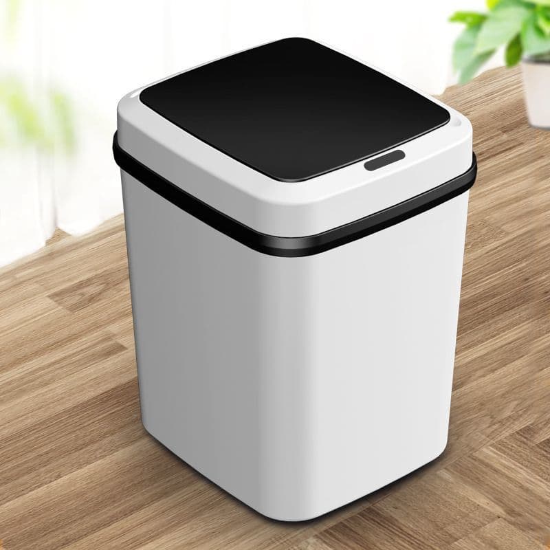 Home Smart Sensor Trash Can, Large Size, with Lid, for Living Room, Kitchen, Bedroom, and Bathroom