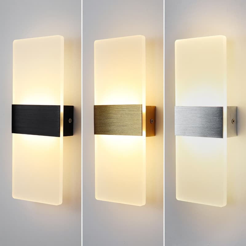 USB Rechargeable No-Drill New Chinese Style Creative Bedside Night Light, Corridor Living Room Bedroom Staircase Wall Lamp