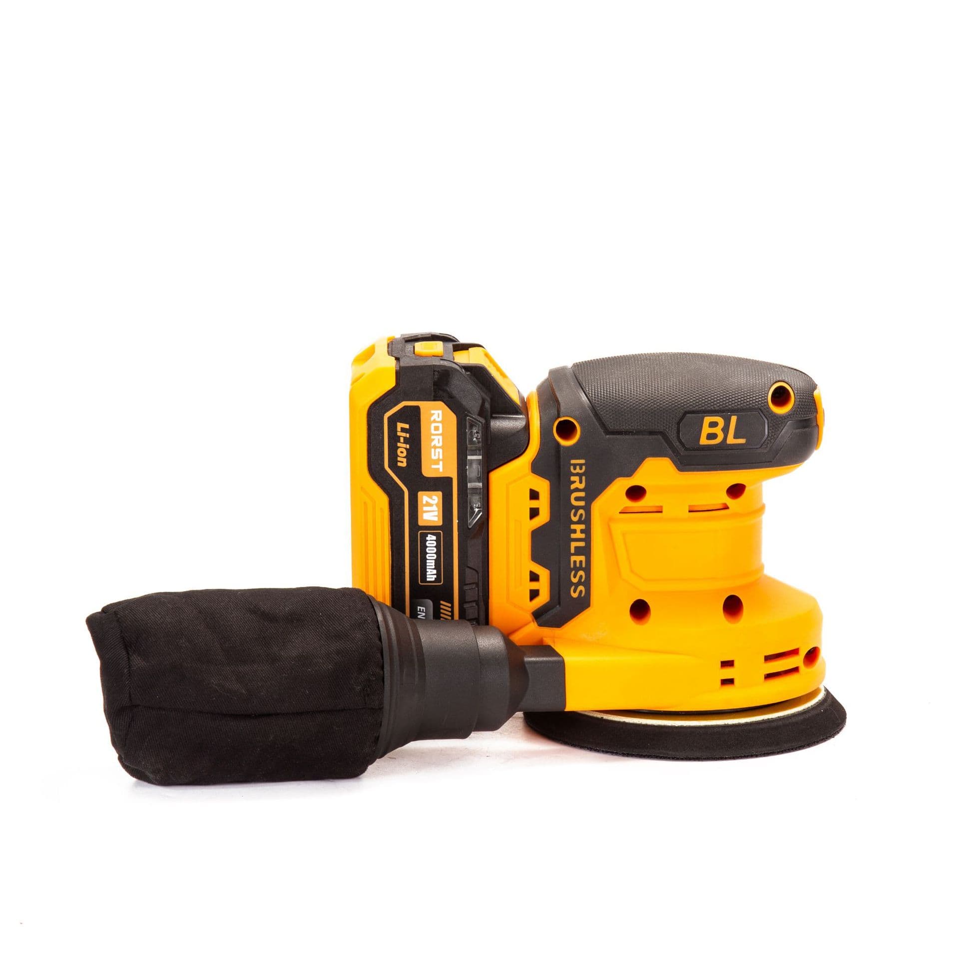 Lithium battery brushless sander rechargeable hate sandpaper machine woodworking furniture grinding and polishing machine paint polishing tool