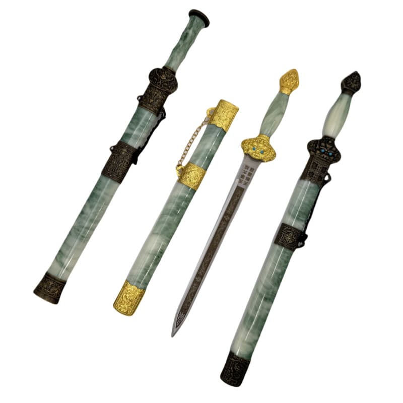 Ancient Style Sword for Children, TikTok Same Style Yongle Sword, Home Decoration Sword Prop, Yue King Goujian Sword, Unsharpened