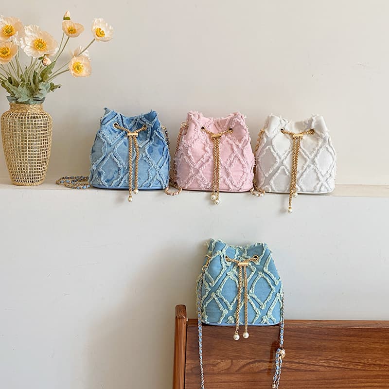 Simple Denim Fashion Bag for Women, New Trendy Versatile Solid Color Shoulder Bag, High-Quality Stylish Crossbody Bag