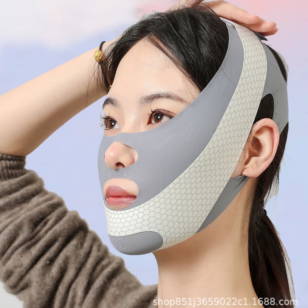 One-piece Face Slimming Bandage V-face Lifting Firming Facial Law Lines Sagging Face Carving Mask Full Lifting Tool