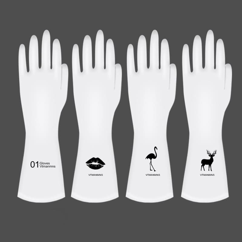 Dishwashing gloves, thin rubber latex, for kitchen use, washing dishes, laundry, clothes, cleaning, and household chores.