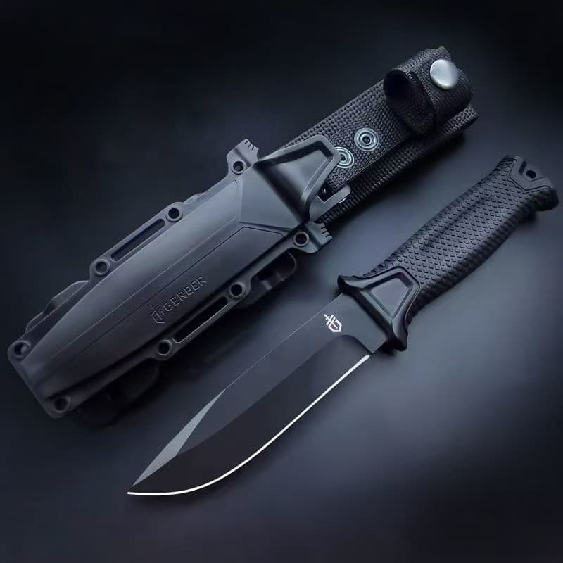 Camping Self-Defense Straight Knife, Wilderness Survival Sharp Straight Knife, Tactical Knife, Portable Survival Knife, Outdoor Small Knife