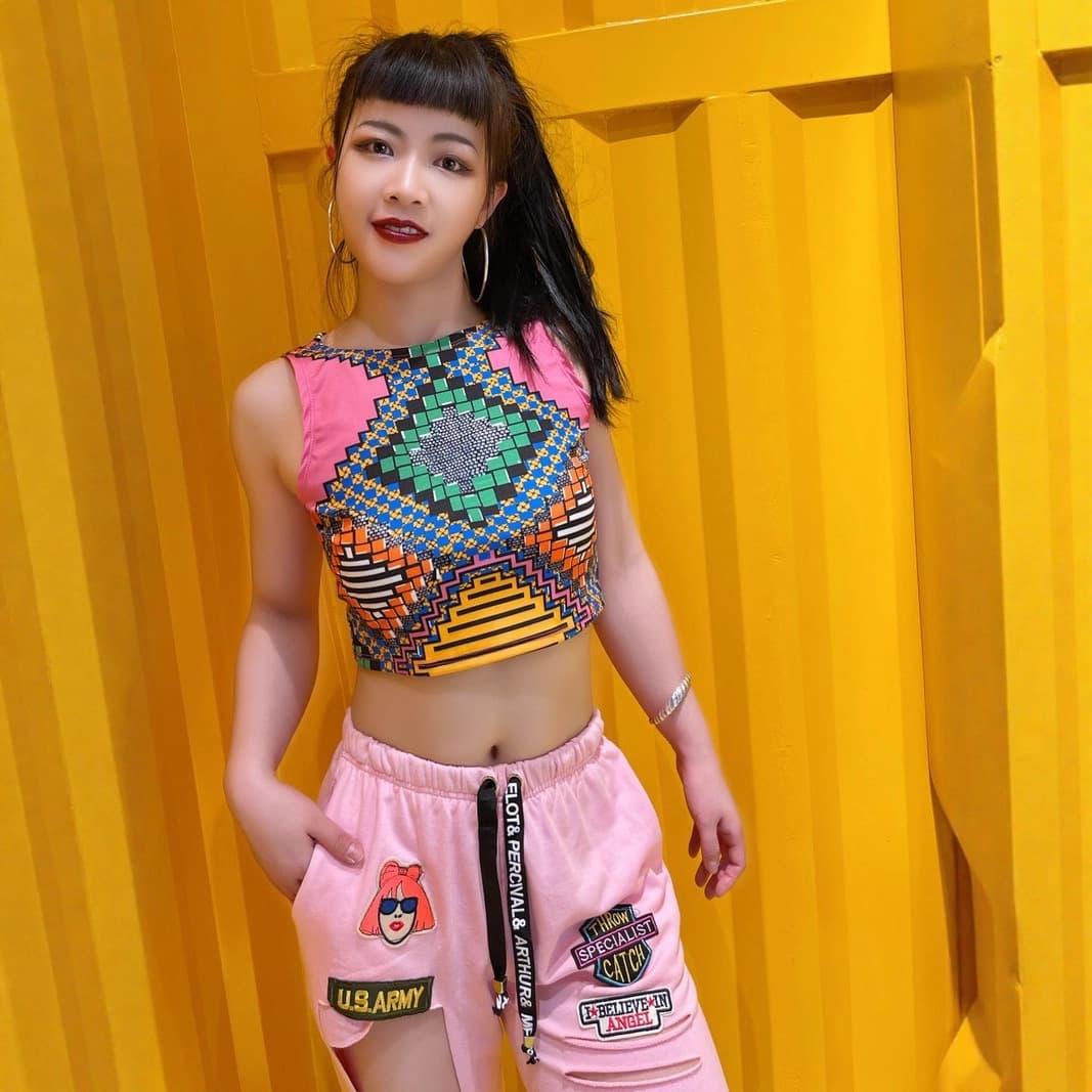 Korean dance kpop dance singing clothes jazz tops women summer sweet spicy i jazz dance clothes women's group performance costumes