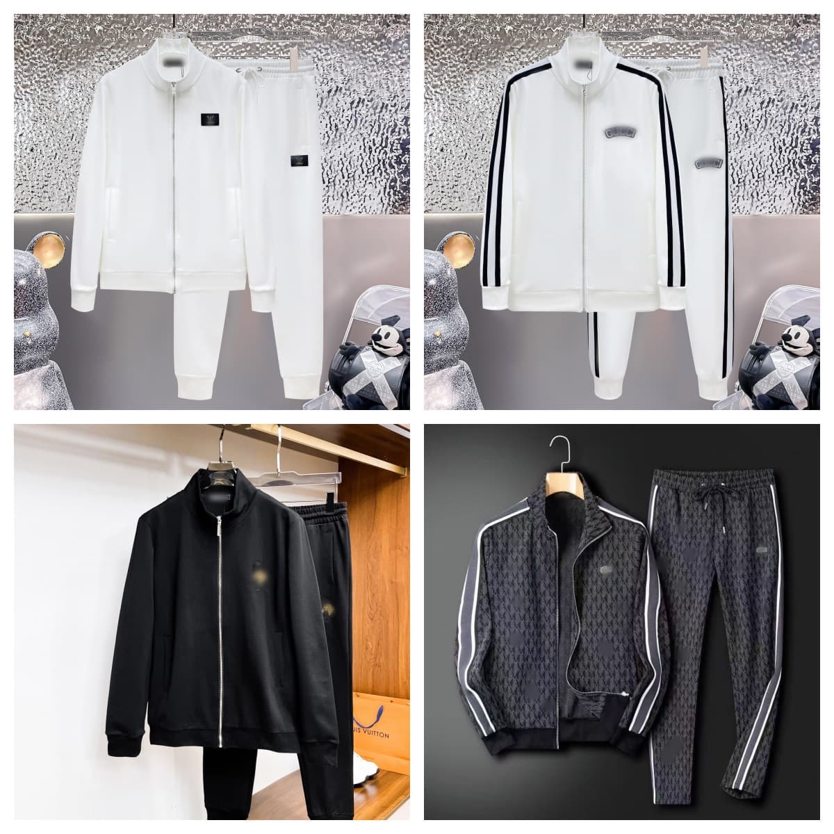European Trendy Brand 25 Fall/Winter New Collection Casual Long-Sleeve Unisex Hoodie and Sweatpants Fashion Set Outerwear