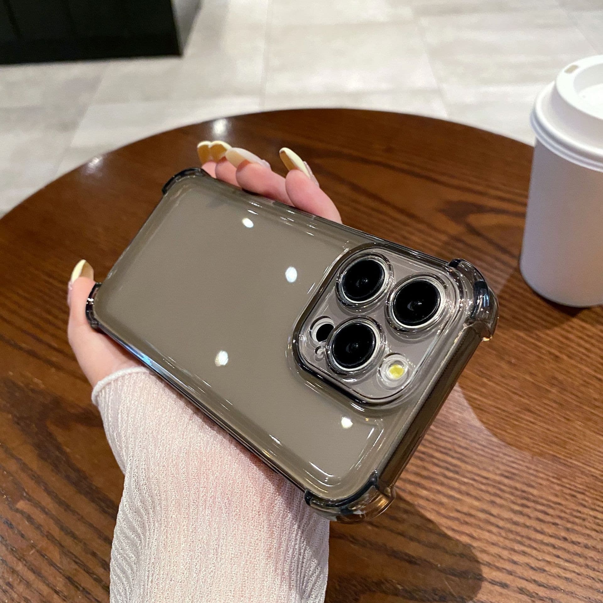 New Anti-Drop Transparent Soft Case for iPhone 17 Pro Max, Compatible with iPhone 16 and iPhone 15 Protective Cover