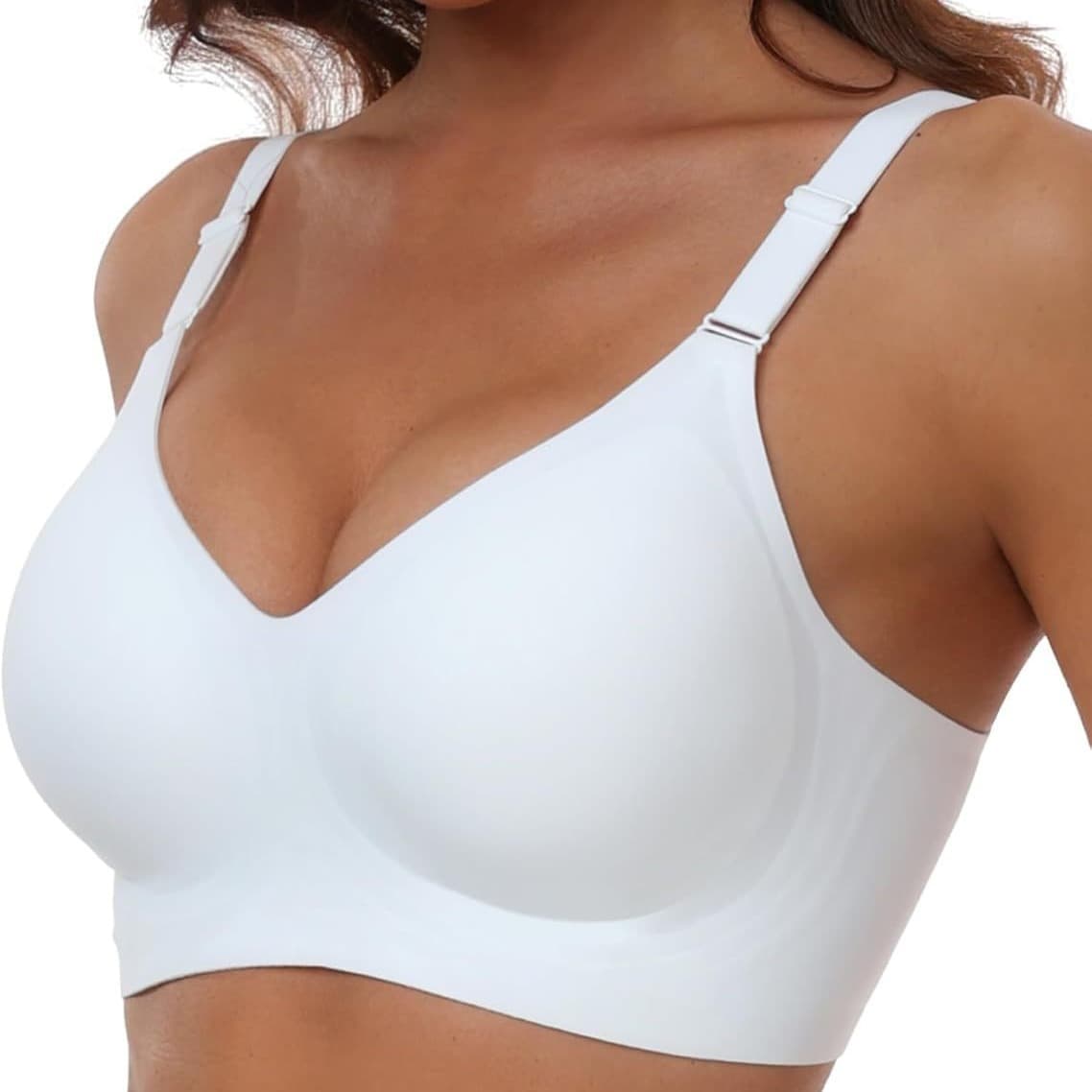 European and American Cross-border Trade Temu Seamless Bra Push-up Bra Thin Molded Cup Wire-free Adjustable Bra