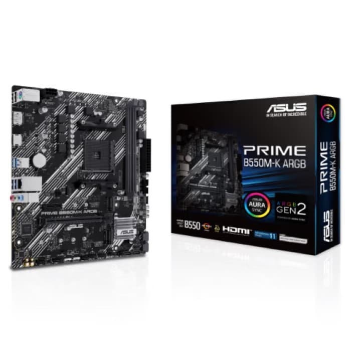 Compatible with ASUS PRIME B550M-K ARGB Desktop PC Motherboard AM5 Series CPU / ARGB Sync