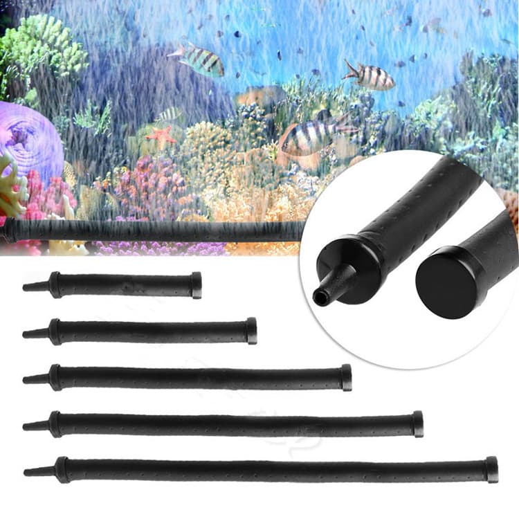 Fish tank landscaping decoration oxygenation accessories air stone aquarium stainless steel bubble strip oxygen pump air stone loose sand strip