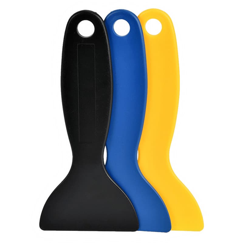 Thick plastic small scraper, car phone film application scraper tool, sticker anti-lifting triangle scraper, multi-purpose.