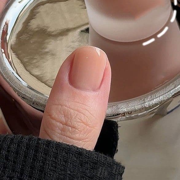 Wholesale ice transparent nude color nail polish, baking-free, non-tearing, long-lasting, non-fading, waterproof, white, student, natural brightening