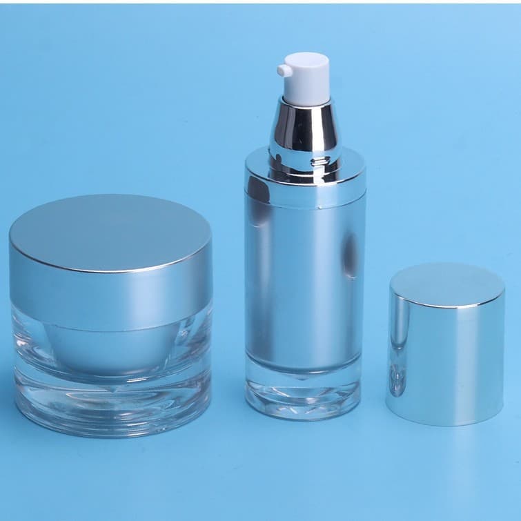 Yangzhifan plastic skin care packaging material, high-end cylindrical tip makeup and skin care cream set, hot product from the source manufacturer