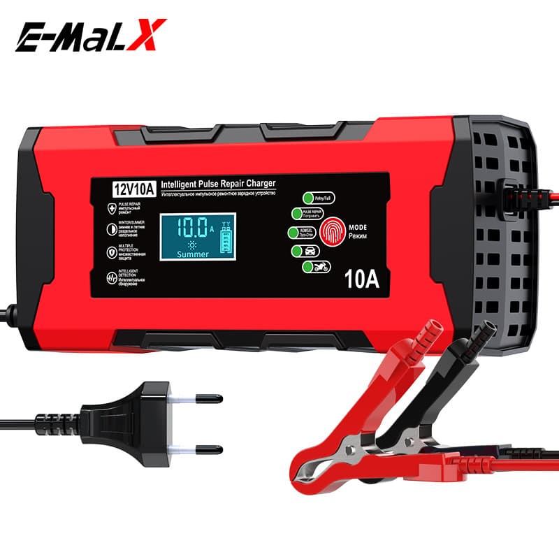 12V10A Car Battery Charger, 12V Lead-Acid Battery Smart Charger, 12V Motorcycle Battery Charger