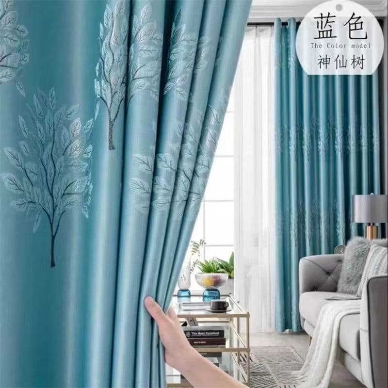New Thickened Simple High-Shading Sunproof Home Bedroom Living Room Balcony Rental Apartment Curtain