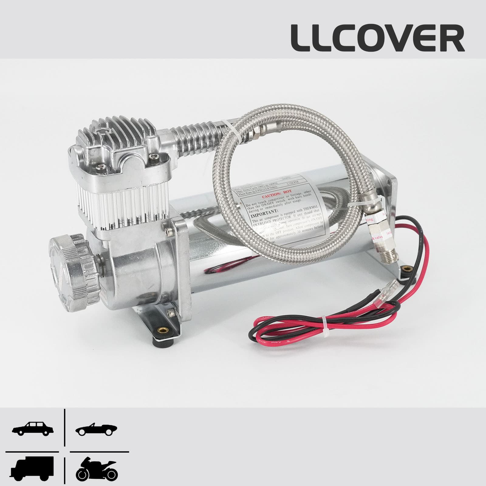 12V car suspension air pump modified car air compressor air pump 1/4NPT thread