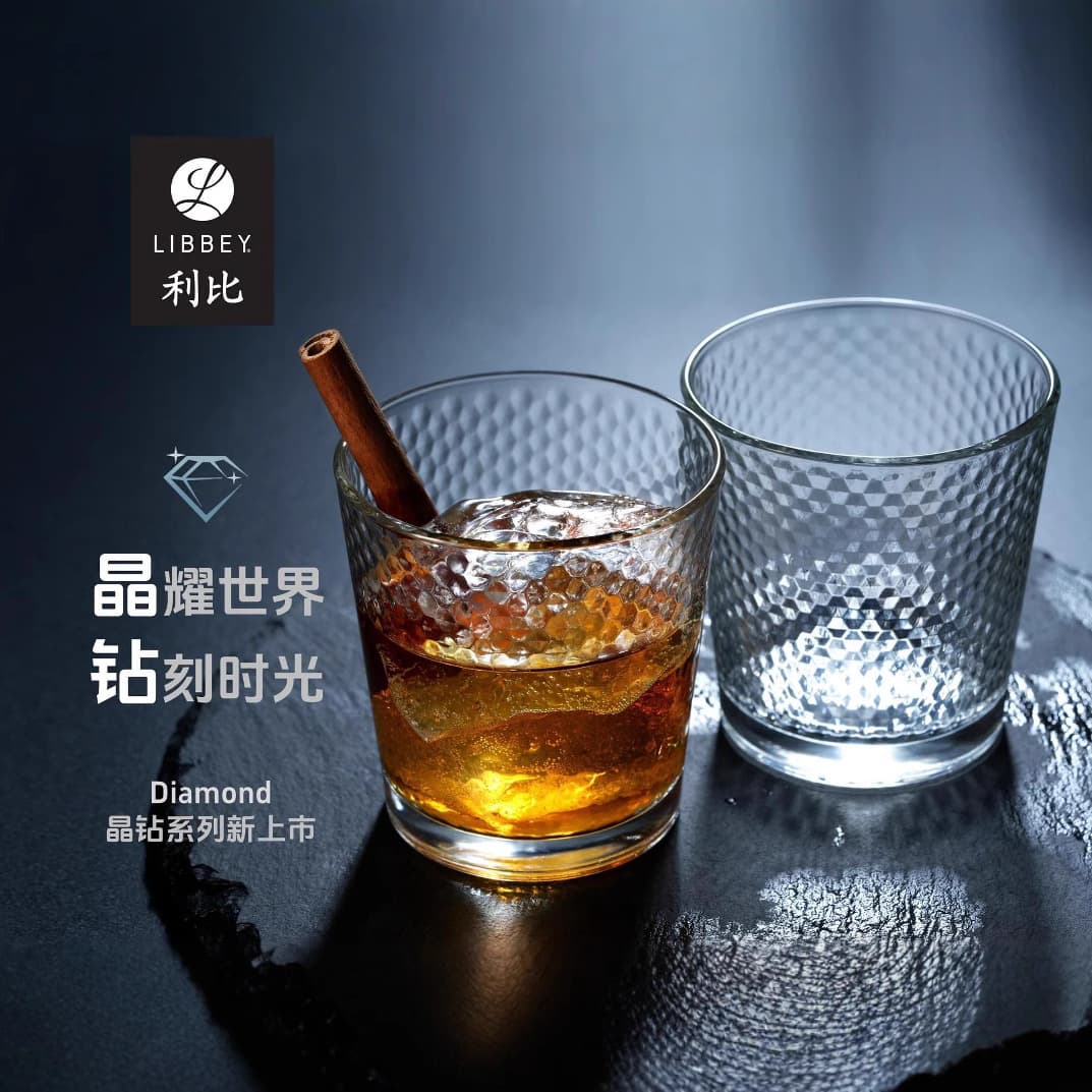 Harmony Residence. Libbey Glass Whiskey Cup American Coffee Cup Heat-resistant Green Tea Cup Juice Milk Cup Beer Cup