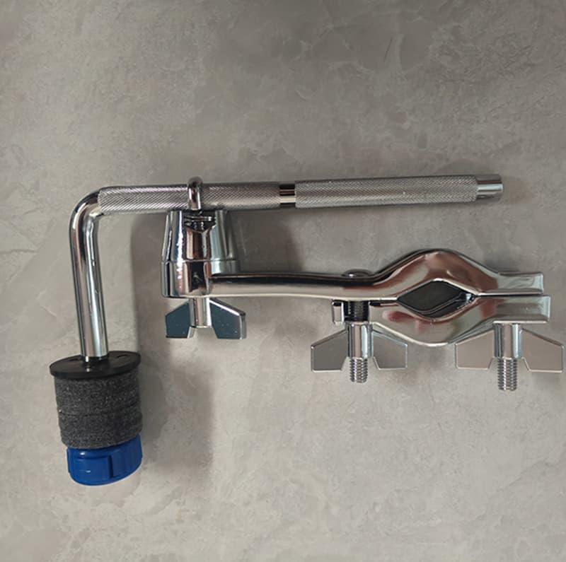 Drum extension stand, cymbal stand extension stand, cowbell water cymbal small size cymbal extension mounting clip with arm
