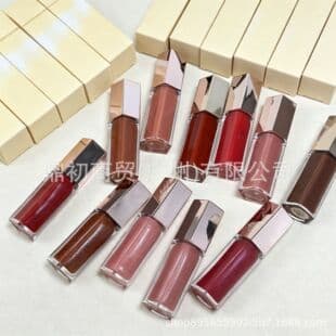 Cross-border In-stock Water Gloss Rich Color Lipstick, Fenty Rihanna New Star Mirror Lip Gloss, Lip Gloss, Nude Lipstick