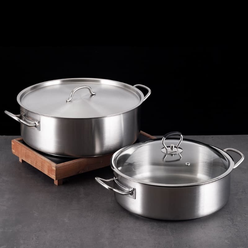 Self-Service Hot Pot Thickened Bottom Stainless Steel Hot Pot Chaoshan Beef Hot Pot Cookware Soup Pot Hotel Commercial Use