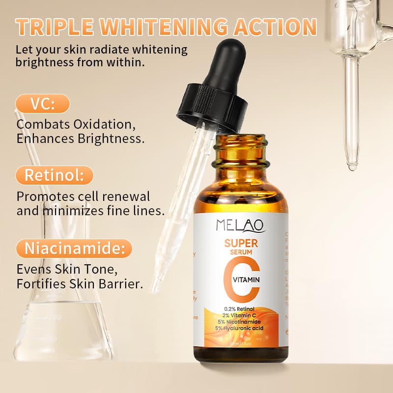Amazon Vitamin C moisturizing liquid ER brightening SUP wholesale spot cross-border serum essence hydrating VCvc essence