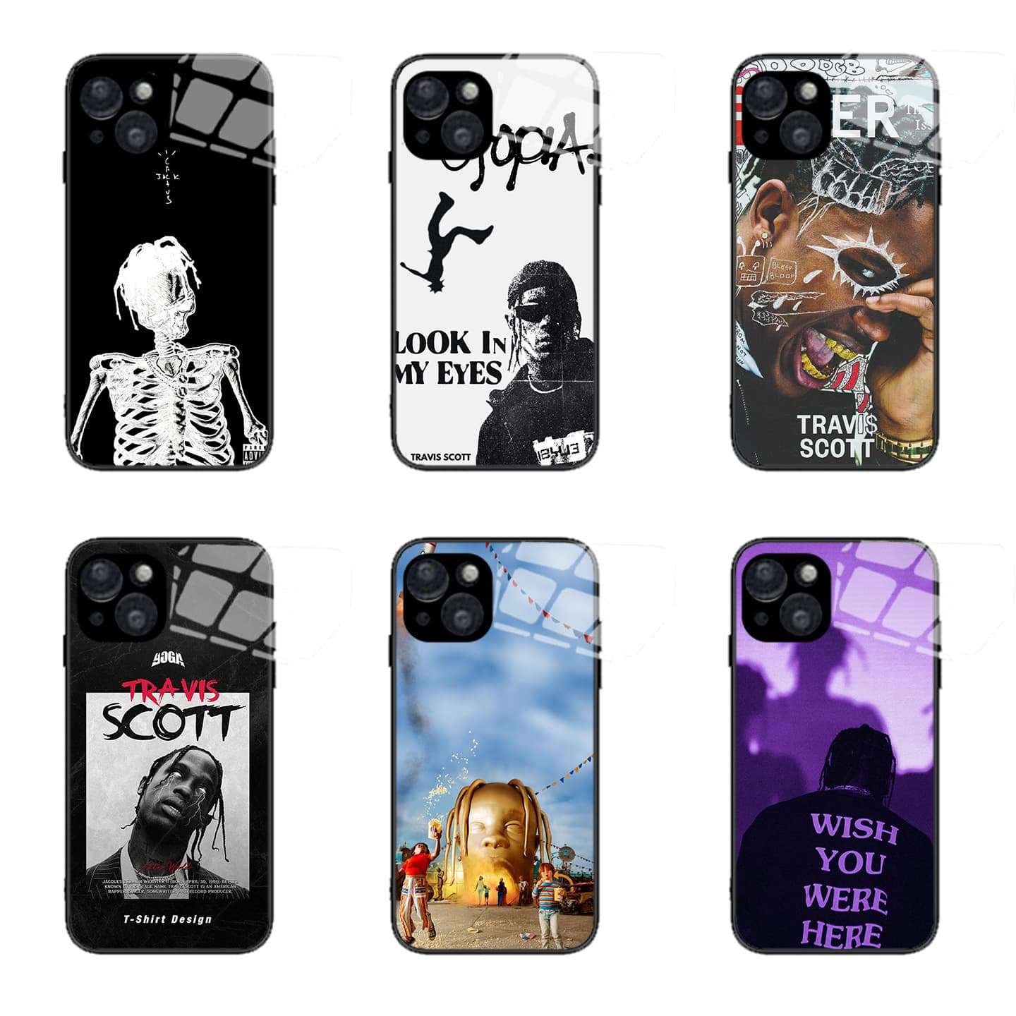 Suitable for Travis Scott iPhone 16 Pro Max Mobile Phone Case Apple 14 Pro