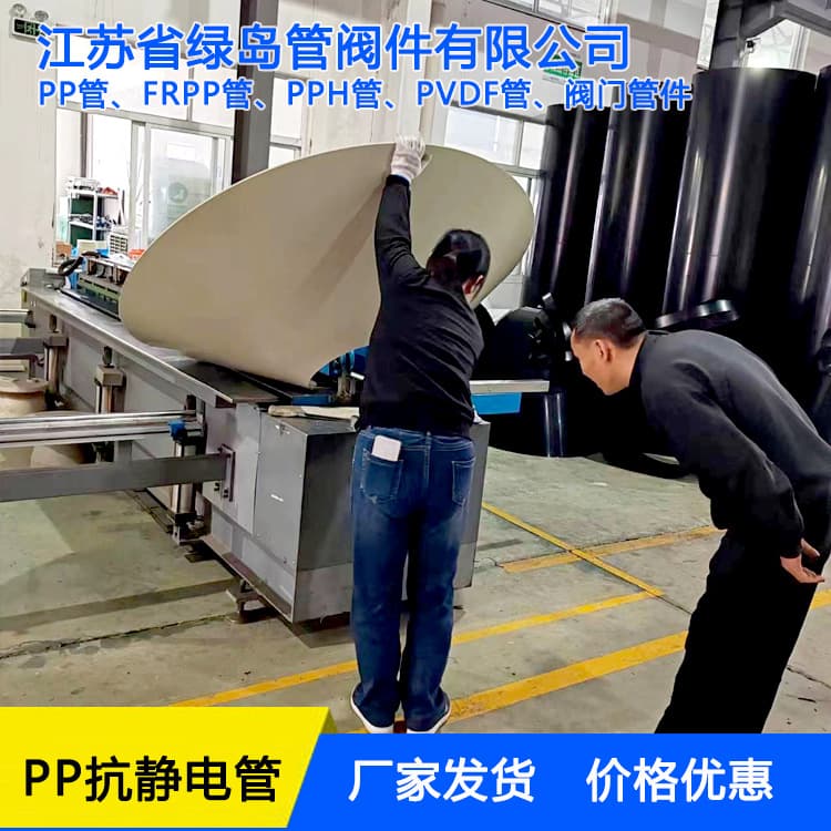[Jiangsu Green Island Pipe Valve Parts] Sales of manual large and small head 800 socket elbow PPH elbow tee