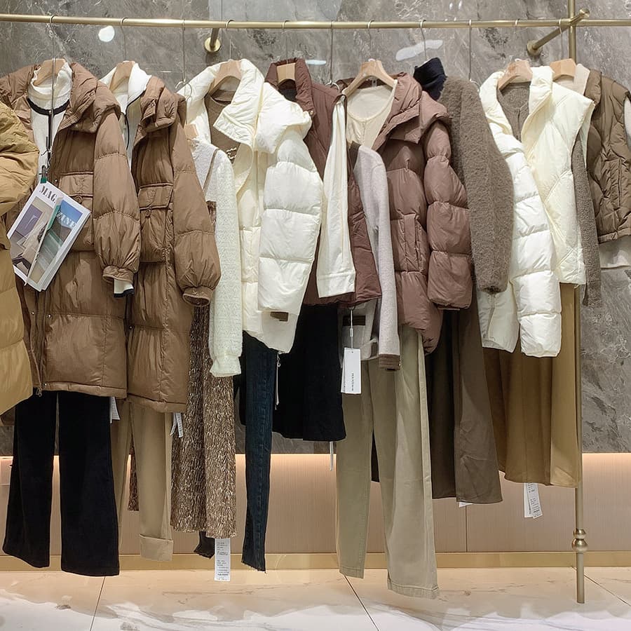 Women's down jacket clearance sale, brand discounts, high-quality designer clothing, Thirteen Factories clearance sale.