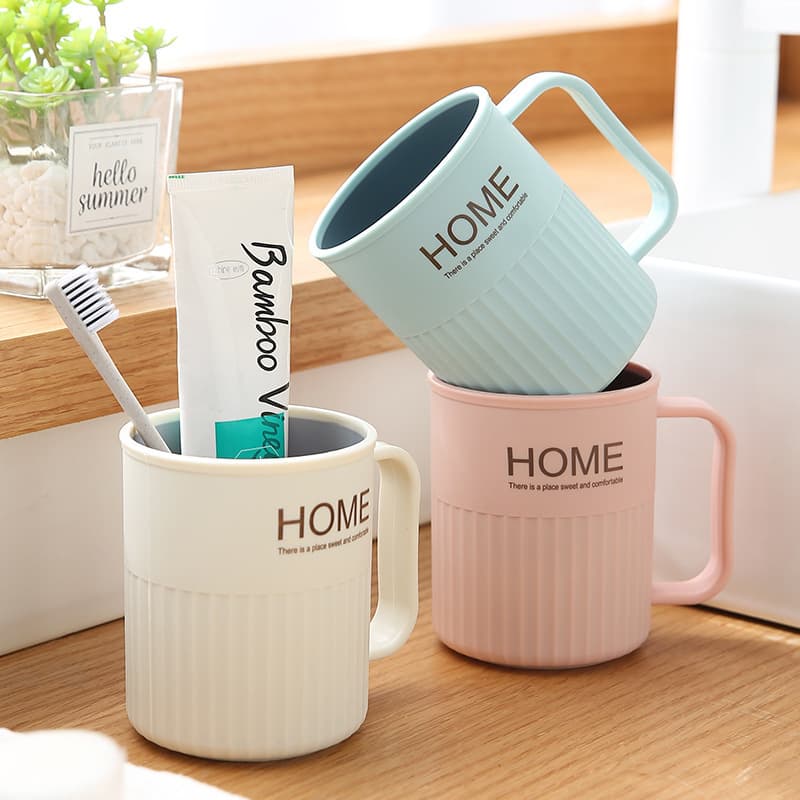 Light Luxury Couple Toothbrush Cup Set, Creative Rinsing Cup for Home Use, Family Toothbrush Holder
