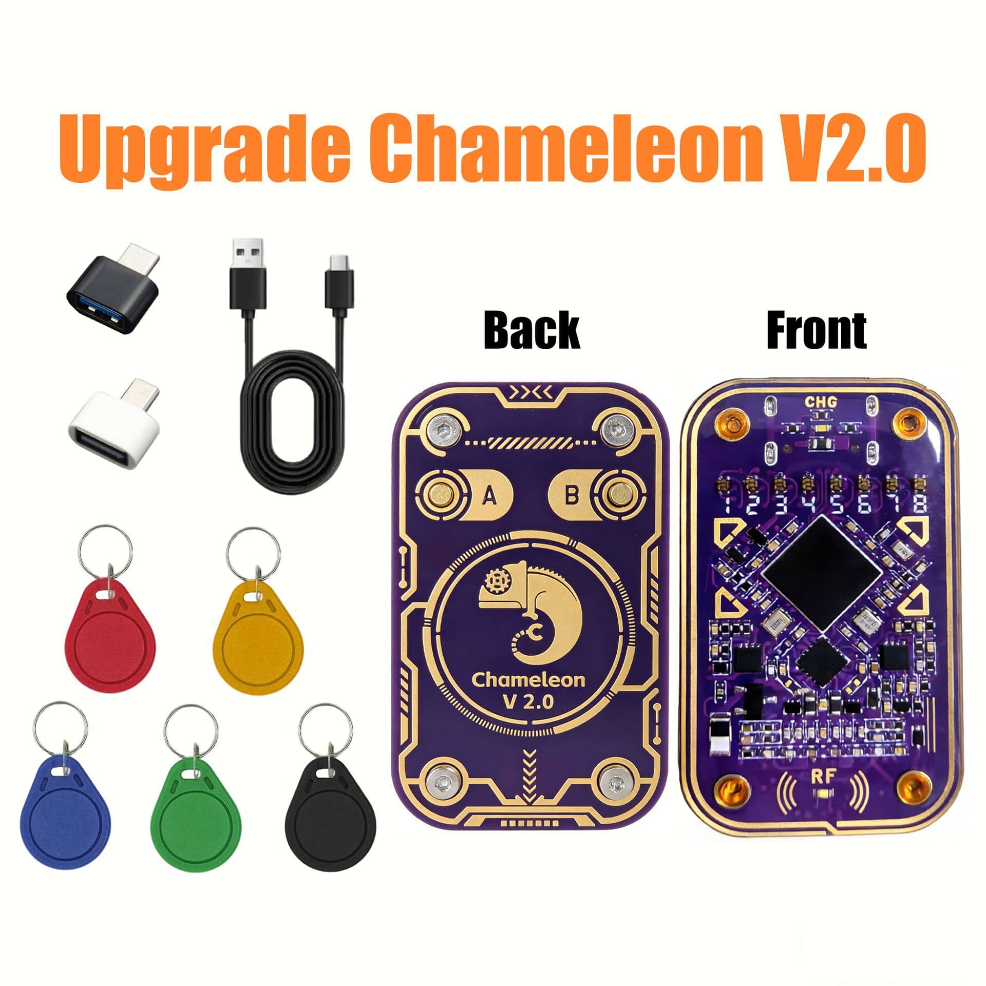 RFID Chameleon Ultra simulated NFC replicator Chameleon read and write detection machine can be restarted and reset 2.0