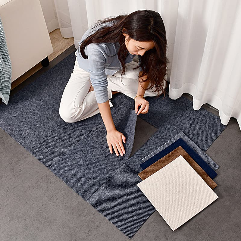 Cross-border Self-adhesive Stitching Carpet 30CMX30cm Household Carpet Cat Paw Board Commercial Carpet Living Room Bedroom Hair