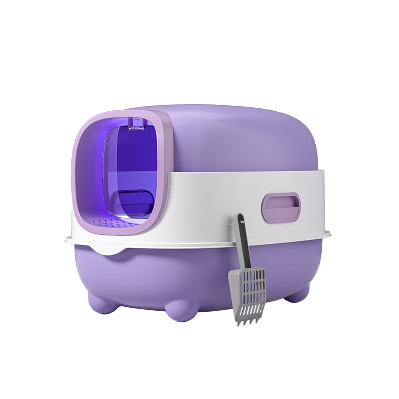 Wholesale Large Enclosed Cat Litter Box with Disinfection and Deodorization, Extra Large Anti-Splash Design