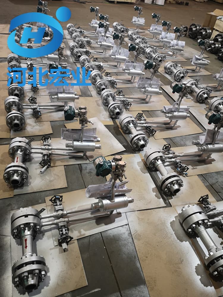 Hebei Hongye Integrated Orifice Plate Flowmeter with Inspection Certificate TS Certificate Differential Pressure Orifice Plate Flowmeter