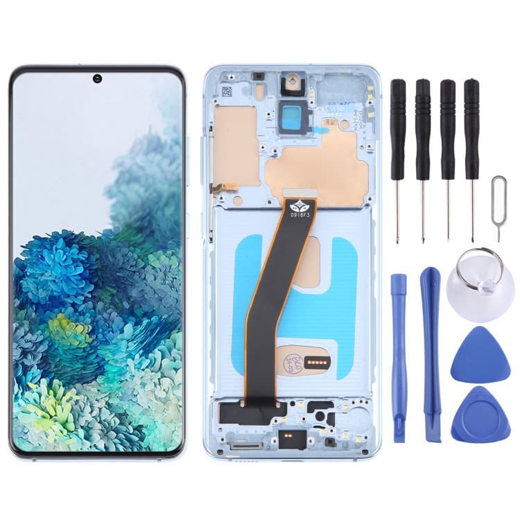 TFT LCD Touch Assembly with Frame for Samsung Galaxy S20 S23, Fingerprint Not Supported