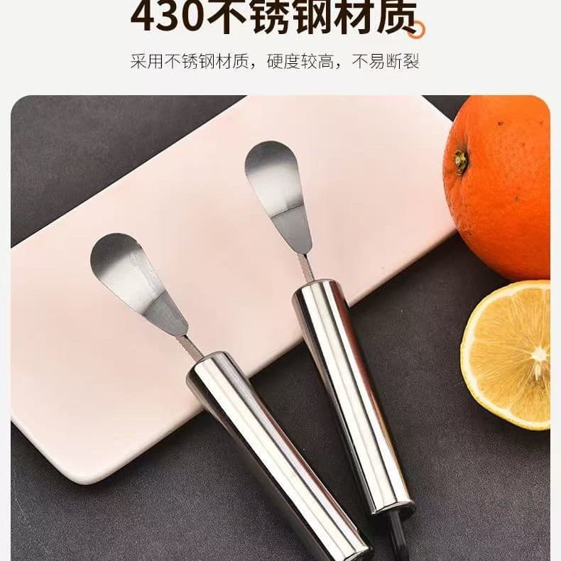 Stainless Steel Orange Peeler Household Creative Pomelo Knife Peeling Tool Fruit Peeling Orange Peeler Skin Removing Magic Device