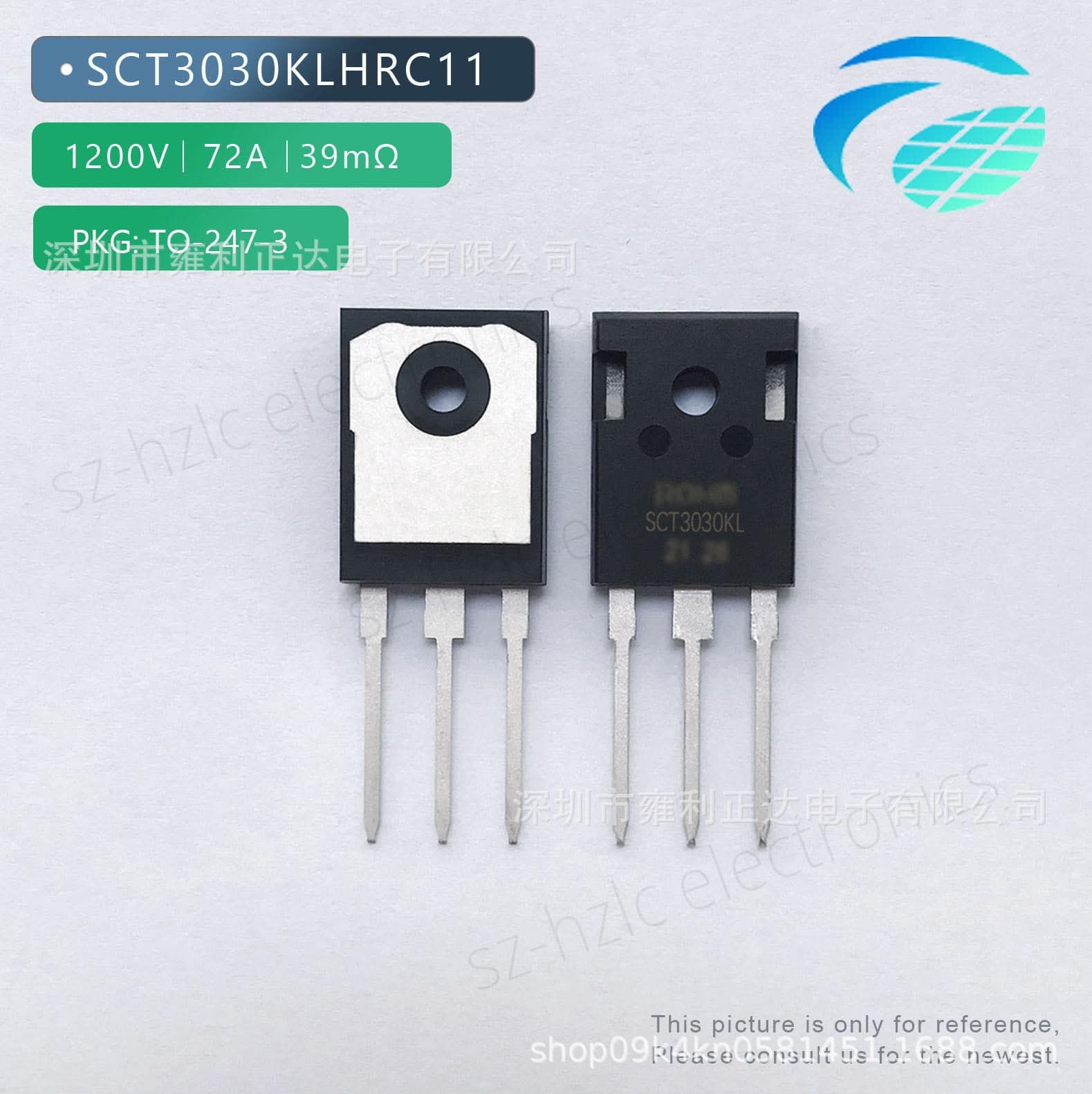 SCT3030KLHRC11 ROHM Manufacturer, Rare Model, New Energy Vehicle Grade MOS Transistor Triode