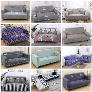 Stretch Sofa Cover Mystery Box Full Coverage Stretch Sofa Cover All-Season Universal Floor Display