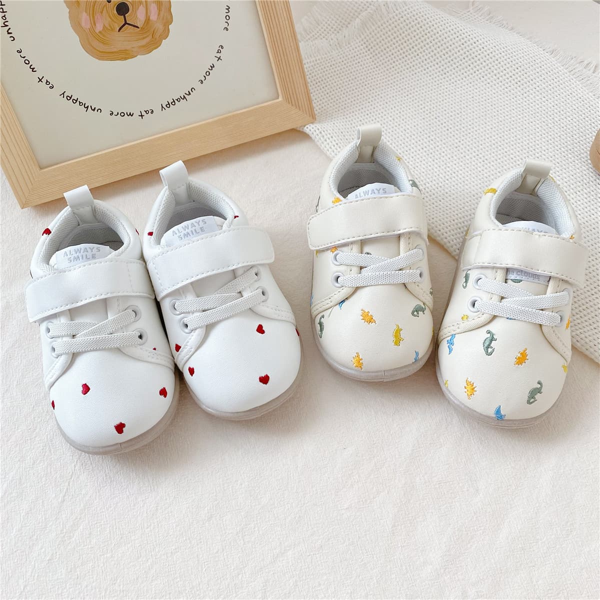 Newautumn Daily New Product Birthday City Baby Soft Sole Toddler Shoes Children's Leather Shoes Boys and Girls Shoes