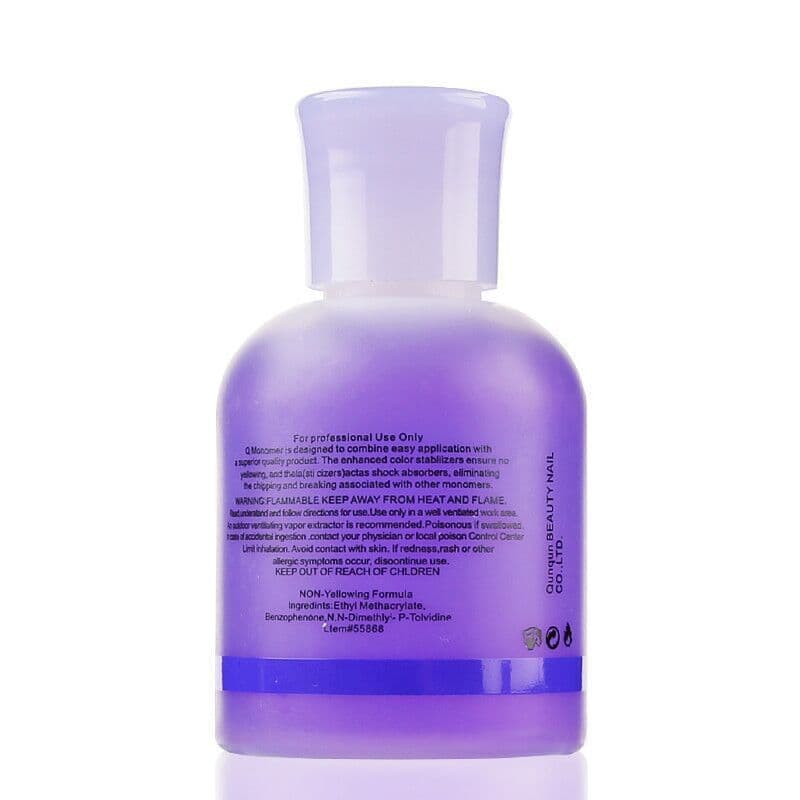 Cross-border supply Nail Crystal Liquid Purple Crystal Liquid 60ml Crystal Powder Solution Crystal Nail Special Product