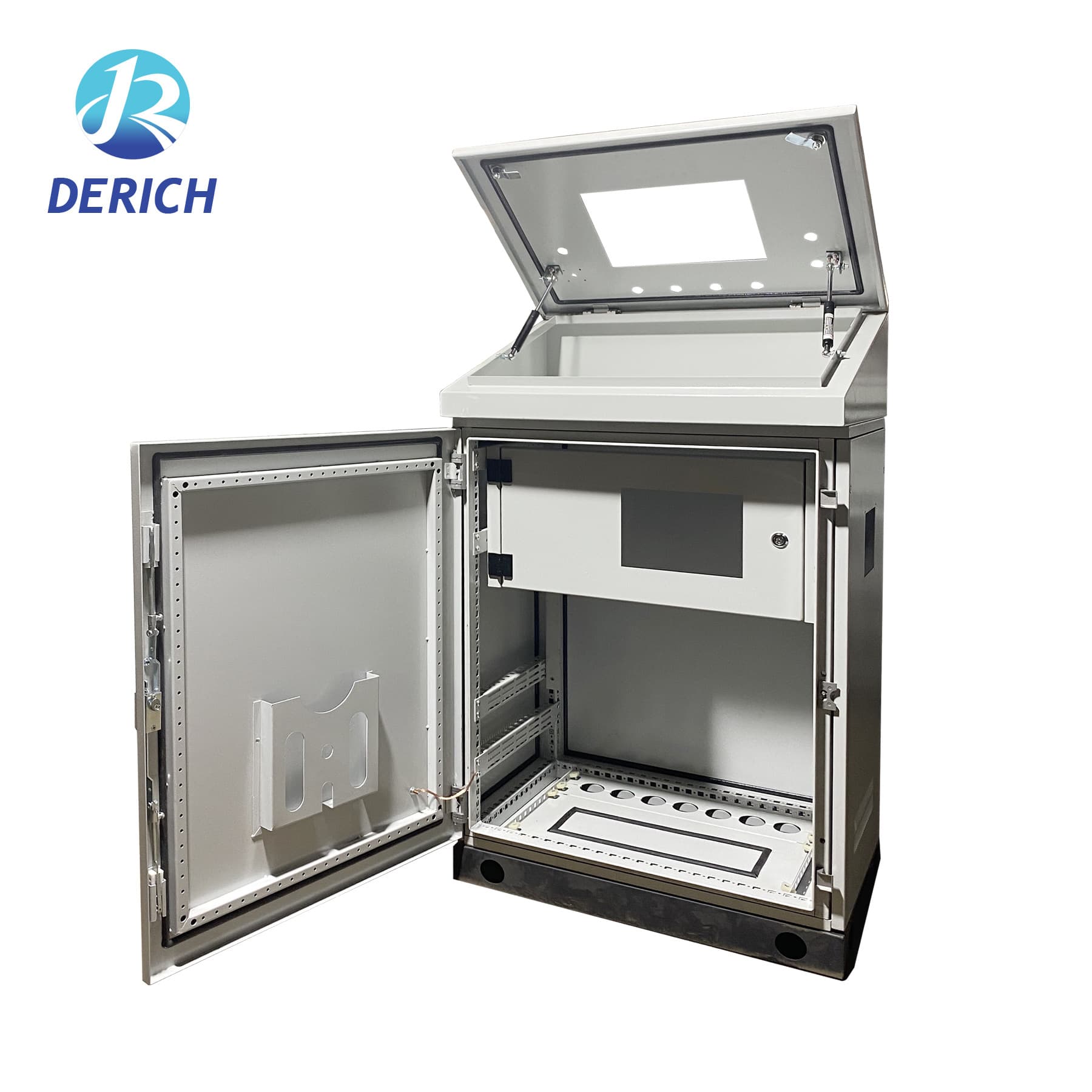 Rittal-style sloped console, 9-fold profile cabinet, power distribution cabinet, wiring box, monitoring console, electrical control cabinet, IP55
