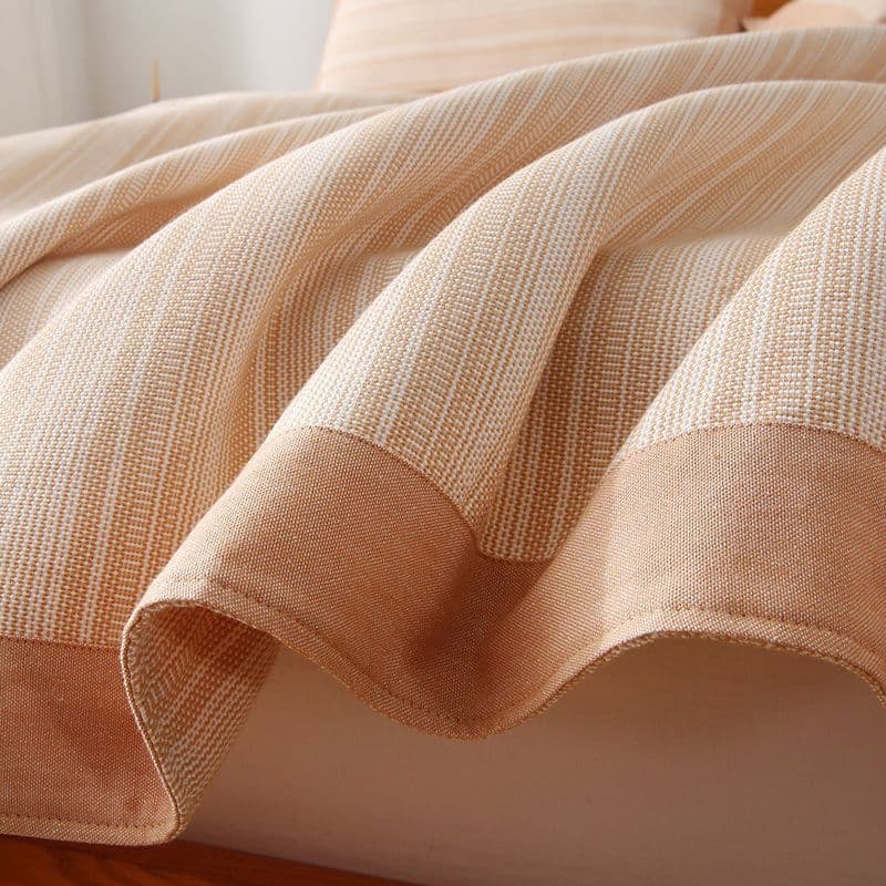 [Shandong extra thick] Summer coarse cloth bed sheet single piece, cool sheet cloth, regular all-season linen cotton bed sheet for summer